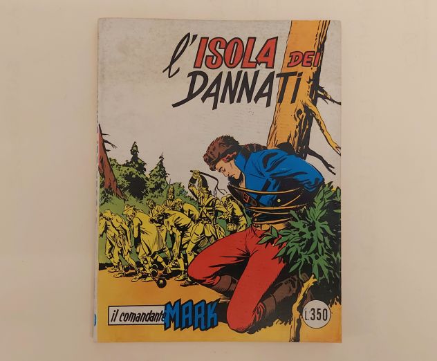 FUMETTO IL COMADANTE MARK N.50: L'ISOLA DEI DANNATI LUGLIO, 1976