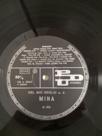 Disco Vinile Lp 33 giri di Mina - "Del mio meglio N° 2", originale del 1973. - Foto 2