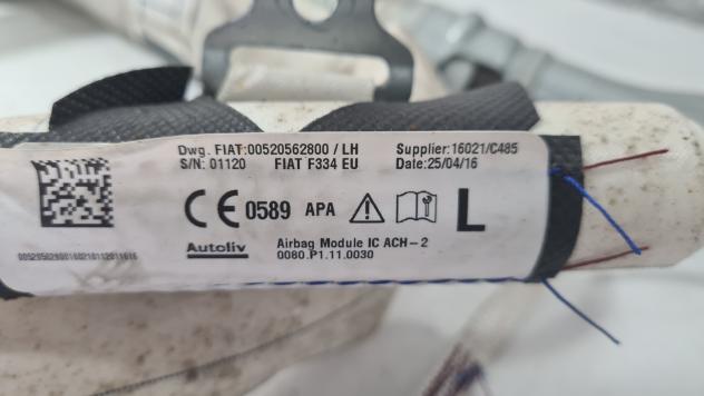 AIRBAG A TENDINA LATO SINISTRO FIAT 500 X Serie 00520562800LH (15) - Foto 2