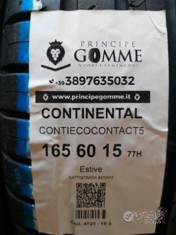 4 gomme 165 60 15 continental a4720 - Foto 2