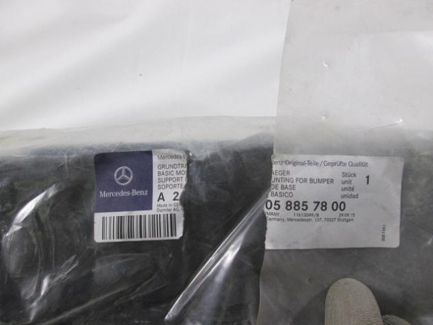 A2058857800 STAFFA SUPPORTO PARAURTI POSTERIORE MERCEDES CLASSE C W205 2.2 D RICAMBIO USATO - Foto 3