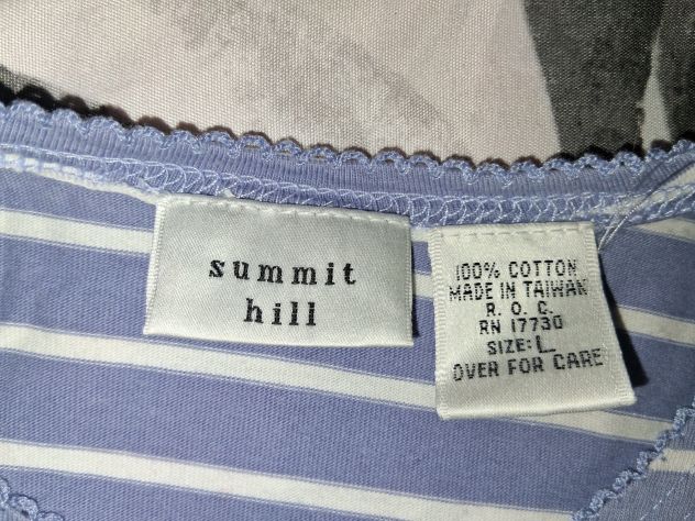 2 Magliette T-Shirt Donna Signora da USA Taglia grande una Liz Claiborne Cotone - Foto 6