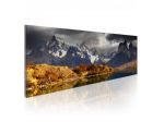 Quadro Il Lago E La Montagna 120x40 E 135x45 ARREDALACASA
