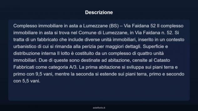 Immobile in asta di 181 m² in vendita a Lumezzane - Foto 4