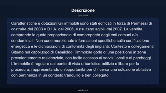 Immobile in asta di 72 m², box auto in vendita a Casaloldo - Foto 11