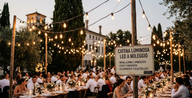 Catena Luminosa LED a Noleggio