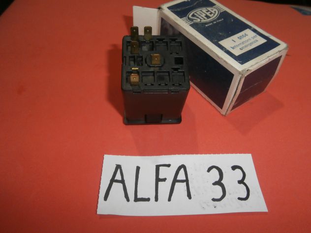 Pulsante interruttore luci di emergenza Alfa 33 SIPEA 0864 "NUOVO" - Foto 4