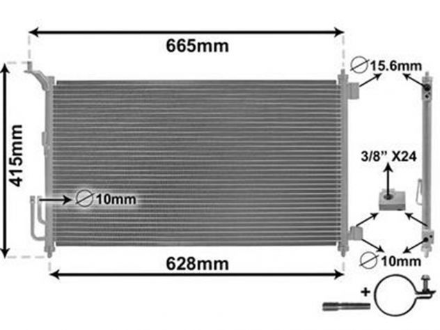 Compressore A/C per Nissan Micra Elstock Delphi revisionati puleggia - Foto 3