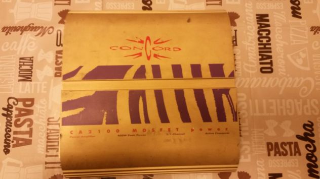 amplificatore concord ca2100 e concord ca2050 old school made in USA