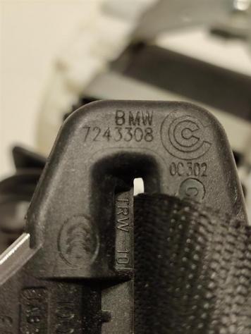 CINTURA DI SICUREZZA ANTERIORE DESTRA BMW Serie 1 F20 7243308 34078319D N47D20C (1119) - Foto 4