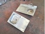 2 lavelli inox una vasca a incasso usati
