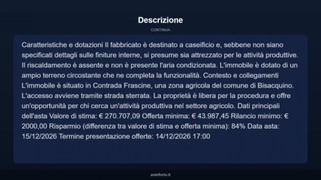 Immobile in asta di 393 m² in vendita a Bisacquino - Foto 6