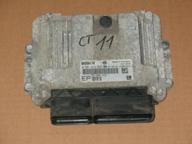 0281014024 ECU Opel astra zafira 1.9 cdti bosch 0281014024 gm 55205622 ep