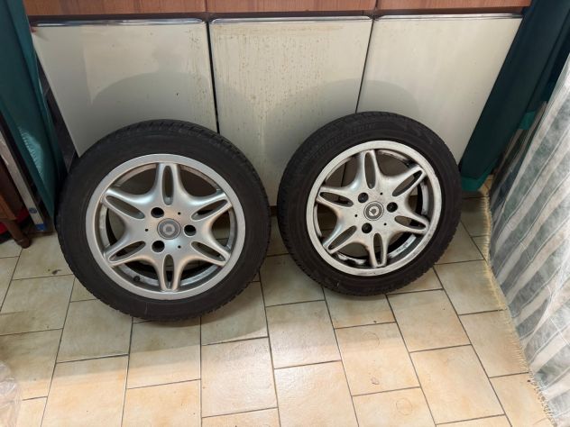 Treno ruote invernali Smart Fortwo 450 – Bridgestone Blizzak + cerchi originali