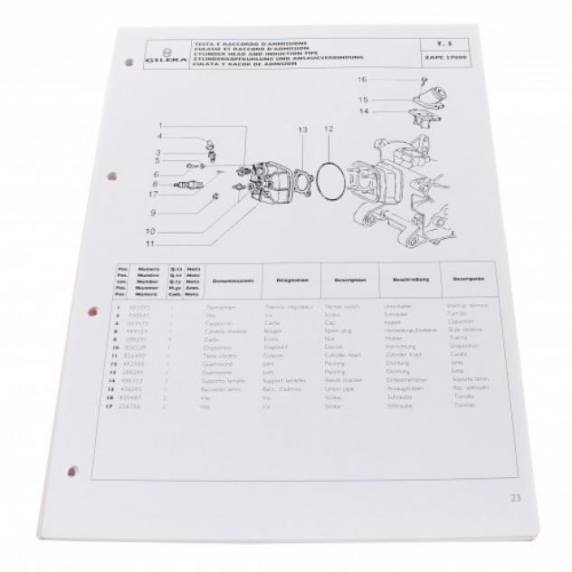Catalogo ricambi Gilera DNA 50 GP EXP - Foto 4