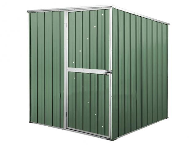 Box prefabbricato, casetta da giardino in lamiera zincata. Capanno ricovero attrezzi o deposito/garage auto in Acciaio 1.75 x 1.85 m x h1.92 m - 70 KG - Foto 2