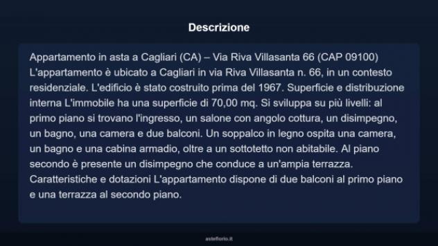 Immobile in asta di 70 m² in vendita a Cagliari - Foto 9