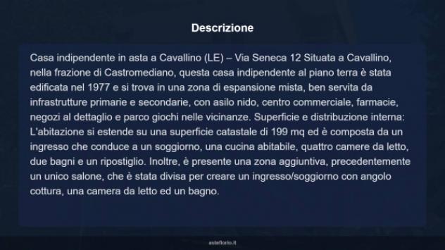 Immobile in asta di 199 m² con più di 5 locali in vendita a Cavallino - Foto 7