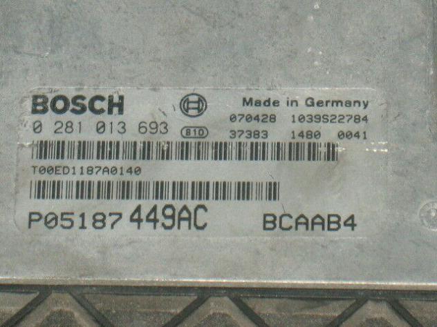 0281013693 ECU centralina dodge caliber 2.0 0281013693 p05187449ac bcaab4 - Foto 2
