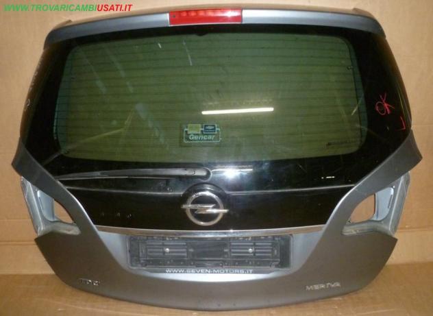 PORTELLO POST. GRIGIO MEDIO MET. C/MOT. VETRO VERDE Carrozzeria Lamierati esterni Portello Portello post. OPEL - MERIVA B - 01-06-2010 - 01-02-201