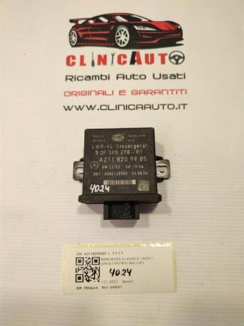 CENTRALINA LUCI MERCEDES Classe E Berlina W211 A2118209985 (0207)