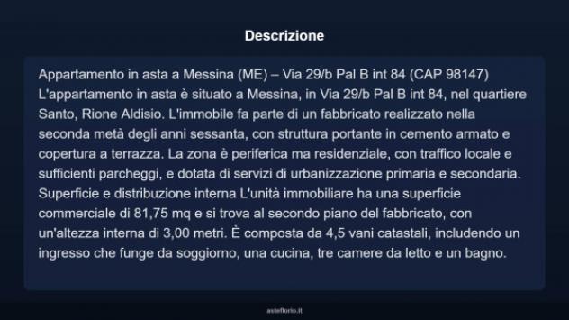 Immobile in asta di 81 m² in vendita a Messina - Foto 4