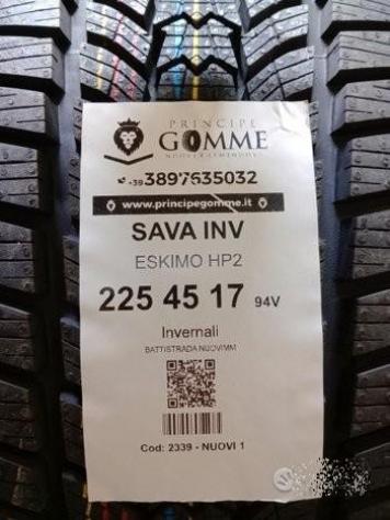4 gomme 225 45 17 sava inv a2339 - Foto 2