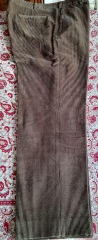 pantaloni in velluto rigato taglio classico tg 56 wolf fashion - Foto 2