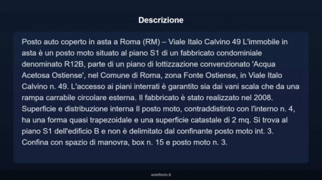 Immobile in asta di 2 m² in vendita a Roma - Foto 3