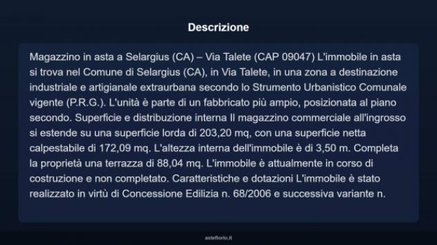 Immobile in asta di 203 m² in vendita a Selargius - Foto 6