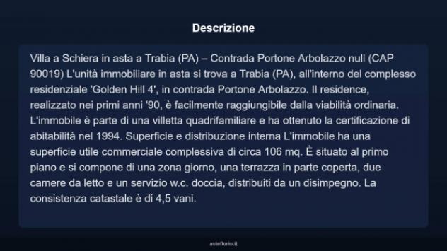 Immobile in asta di 106 m² in vendita a Trabia - Foto 3
