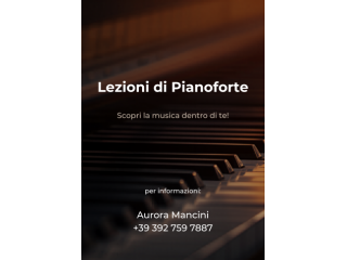 Lezioni di Pianoforte a Torino