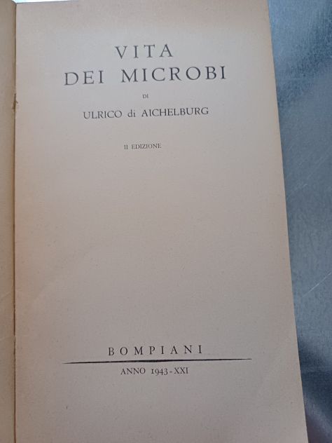 Libro antico - vita dei microbi - Foto 2