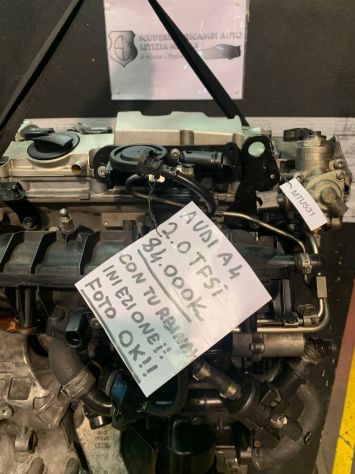 MOTORE AUDI A4 2.0 TFSI BGB CON TURBINA USATO - Foto 2