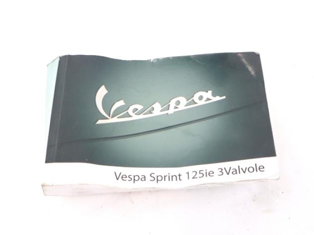 VESPA SPRINT 125 1Q000161 LIBRETTO USO E MANUTENZIONE 14 - 16 OWNER'S MANUAL