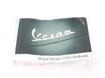 VESPA SPRINT 125 1Q000161 LIBRETTO USO E MANUTENZIONE 14 - 16 OWNER'S MANUAL