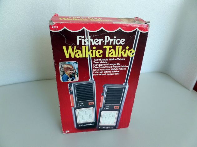 Walkie Talkie Fisher - Price (giocattolo vintage, Anno 1985) - Foto 2