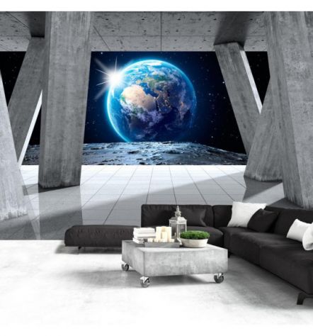 Fotomurale Adesivo Con Vista Sulla Terra Arredalacasa