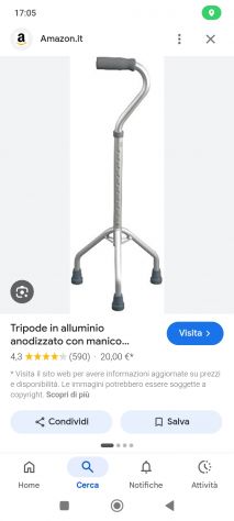 Tripode in alluminio