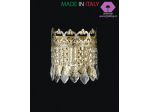 applique da parete 1 luce king nuovo impero classico pendagli cristalli joshop