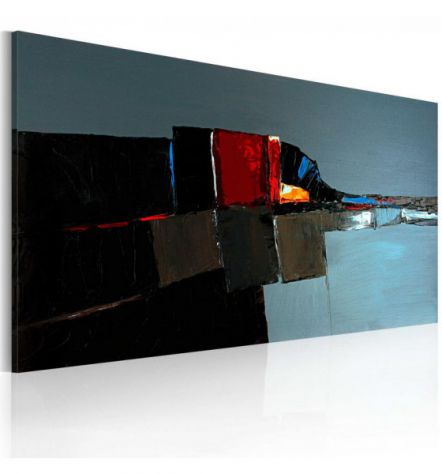 Quadro Artigianale ARREDALACASA N. 46 Cm. 120x60 Dipinto A Mano
