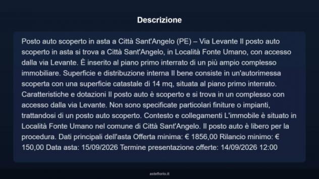 Immobile in asta di 14 m² in vendita a Città Sant'Angelo - Foto 4