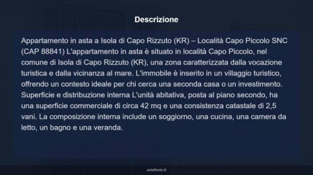 Immobile in asta di 42 m² in vendita a Isola di Capo Rizzuto - Foto 12
