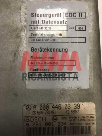 A4424463339 0281001334 Mercedes Evobus Setra centralina motore Bosch
