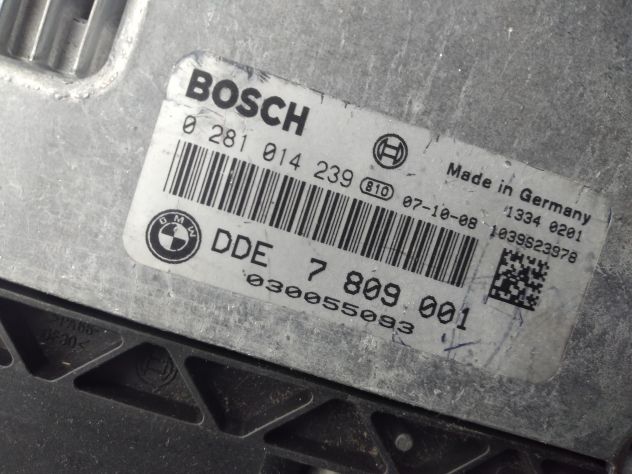 CENTRALINA MOTORE BOSCH 0281014239 BMW SERIE 1 E87 318D BMW 3 Serie E90 2.0 Moto - Foto 7