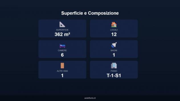 Immobile in asta di 362 m² con più di 5 locali e box auto in vendita a Zimone - Foto 3