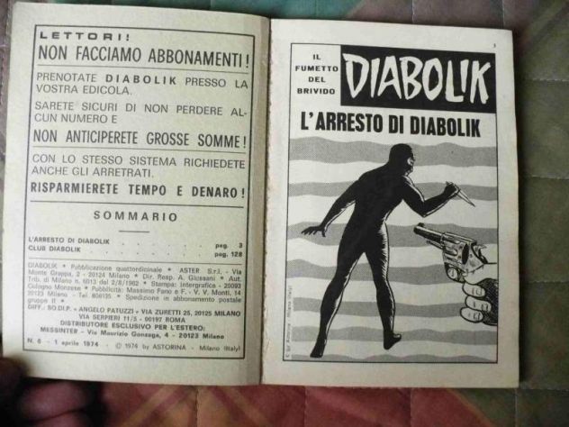 DIABOLIK N. 1, N.2, N. 3. - Foto 6