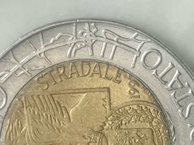 Lire 500 Moneta 1947-1997 POLIZIA DI STATO - Foto 3