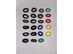 23 ELASTICI NUOVI PICCOLI UGUALI MA DI COLORE DIVERSO UNISEX