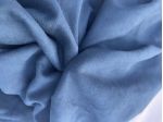 K44 Pelle camoscio blu per Abbigliamento e Automotive - Sp. 0,5